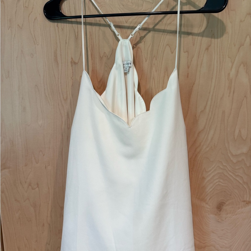 J. Crew Cream Halter Top
